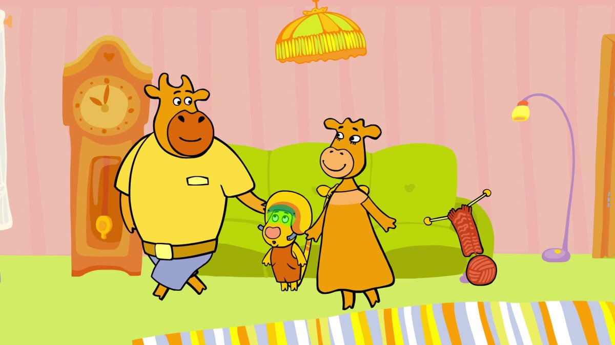 Оранжевая корова 3 серия Папины помощники