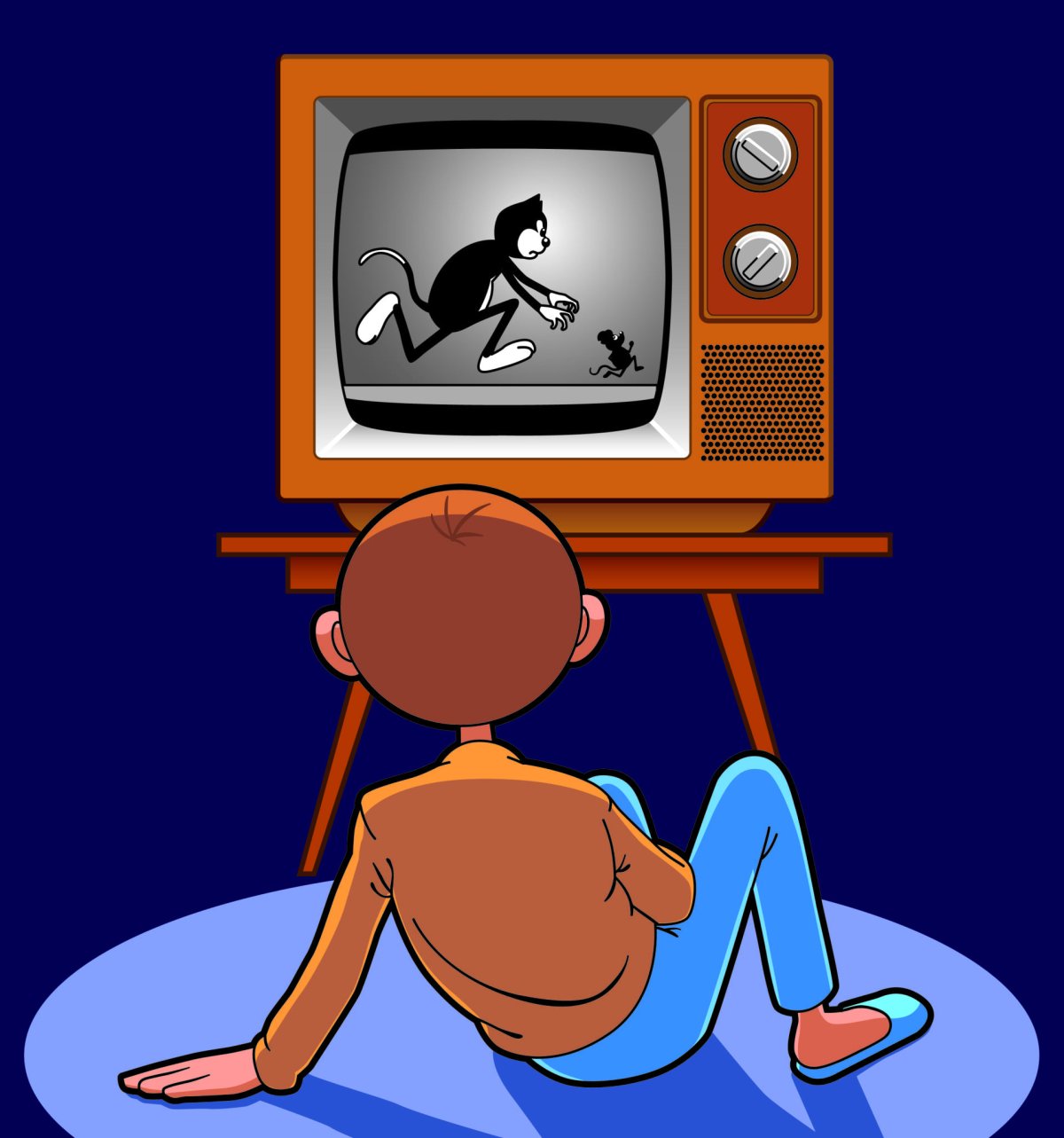 Телевизор без фона