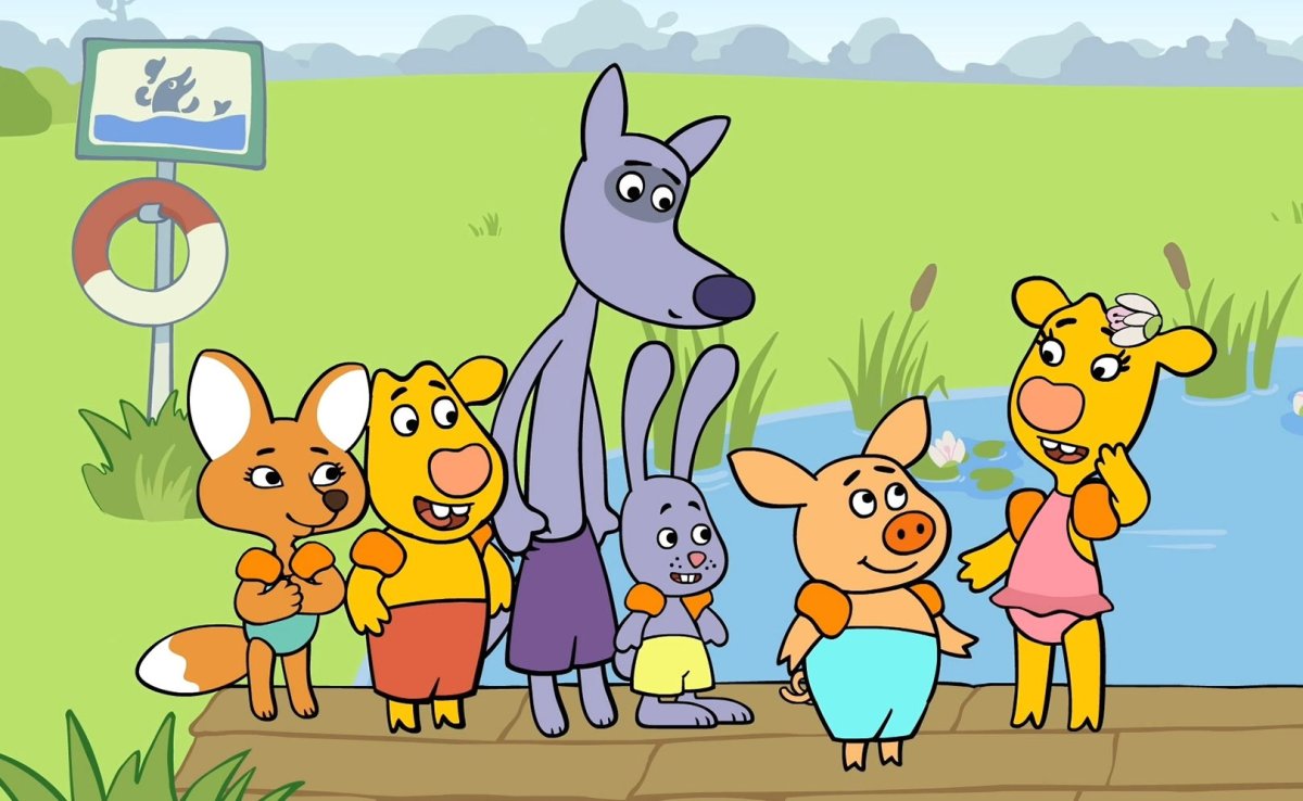 Оранжевая корова папа бык