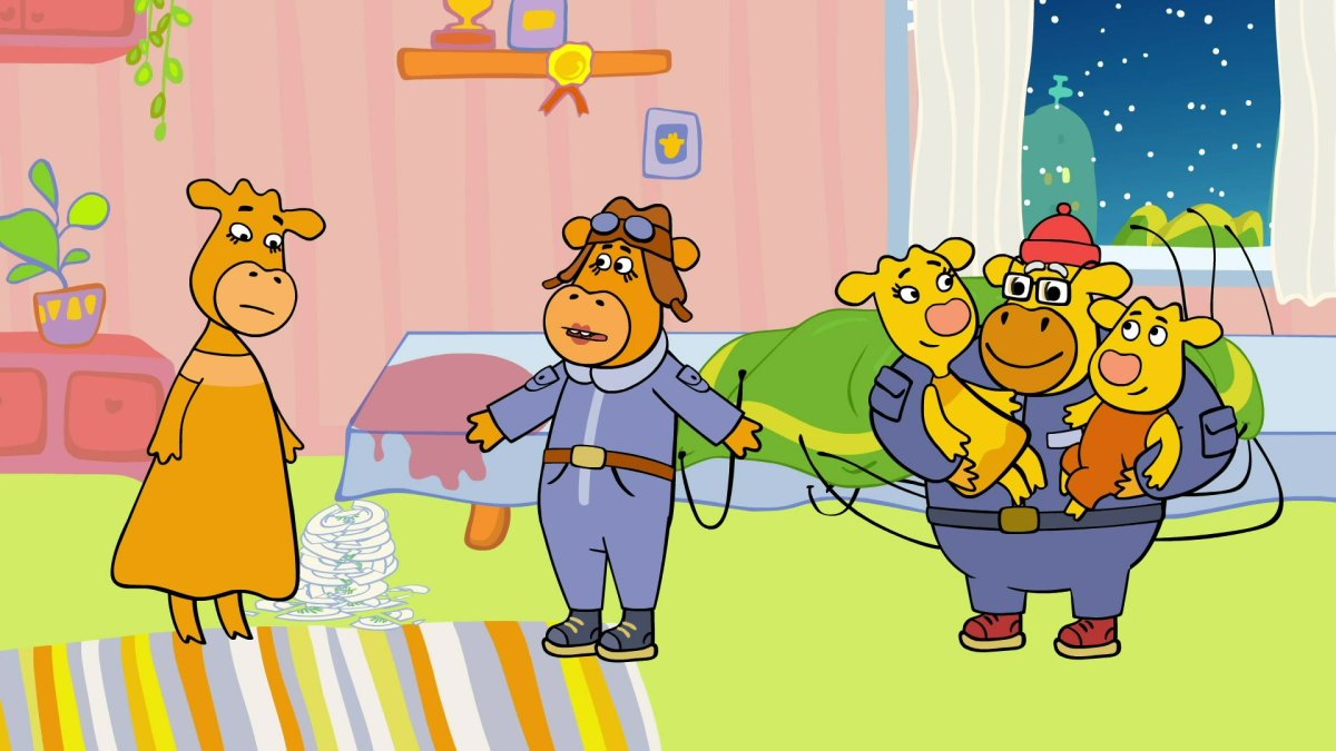 Оранжевая корова Коля