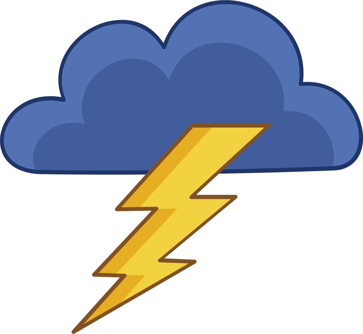 Молния клипарт