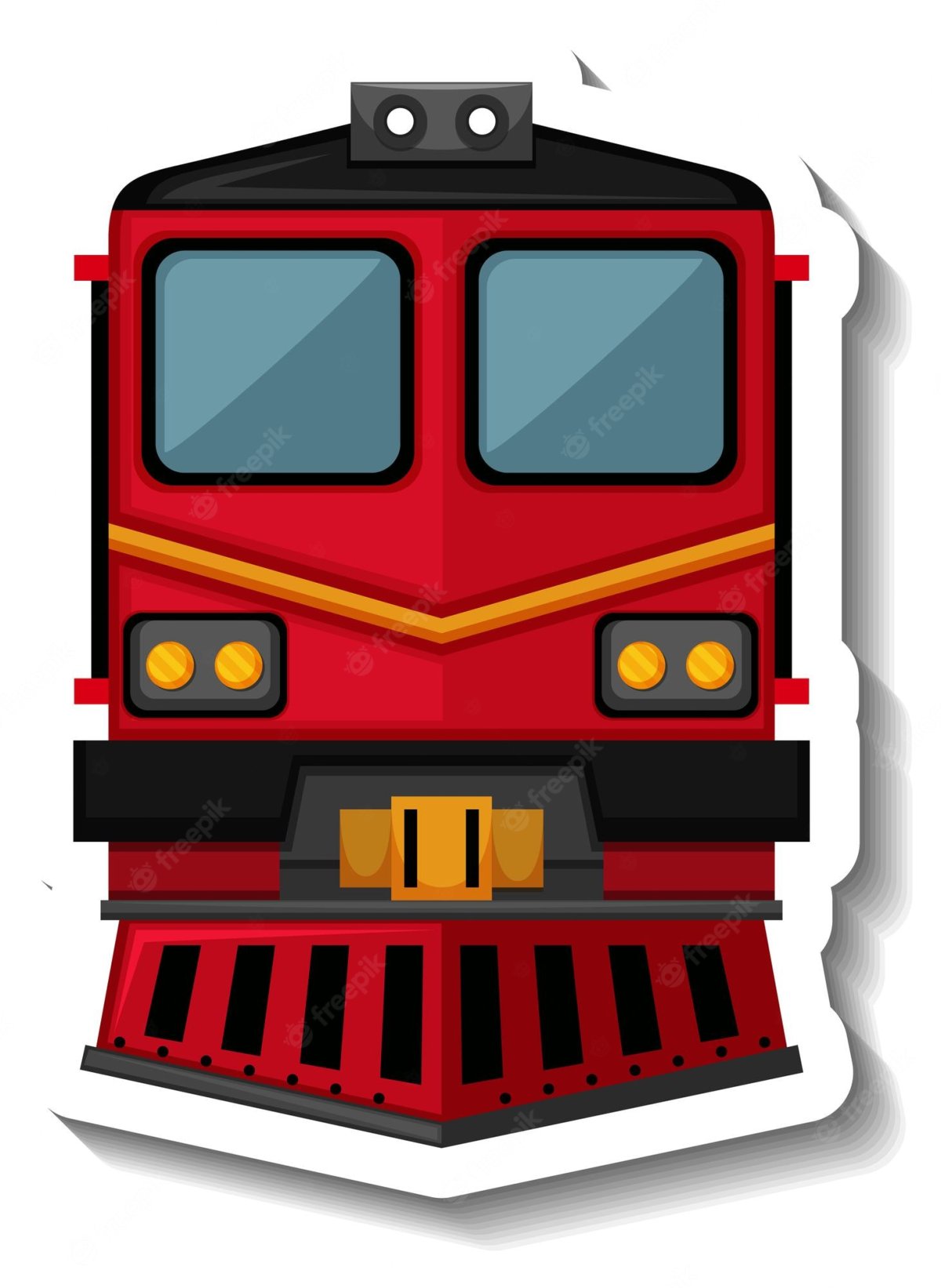 Поезд вектор