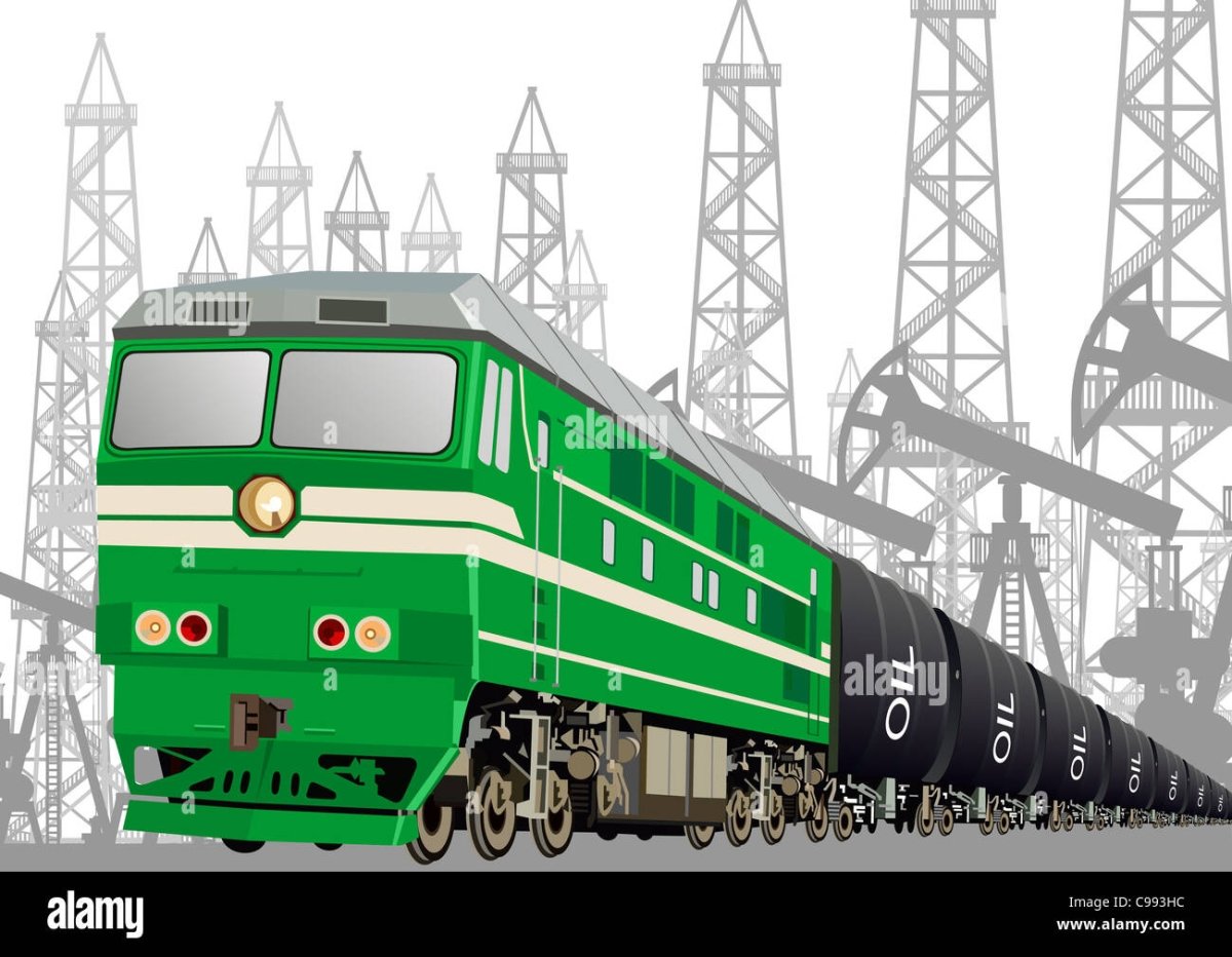 Грузовой поезд вектор