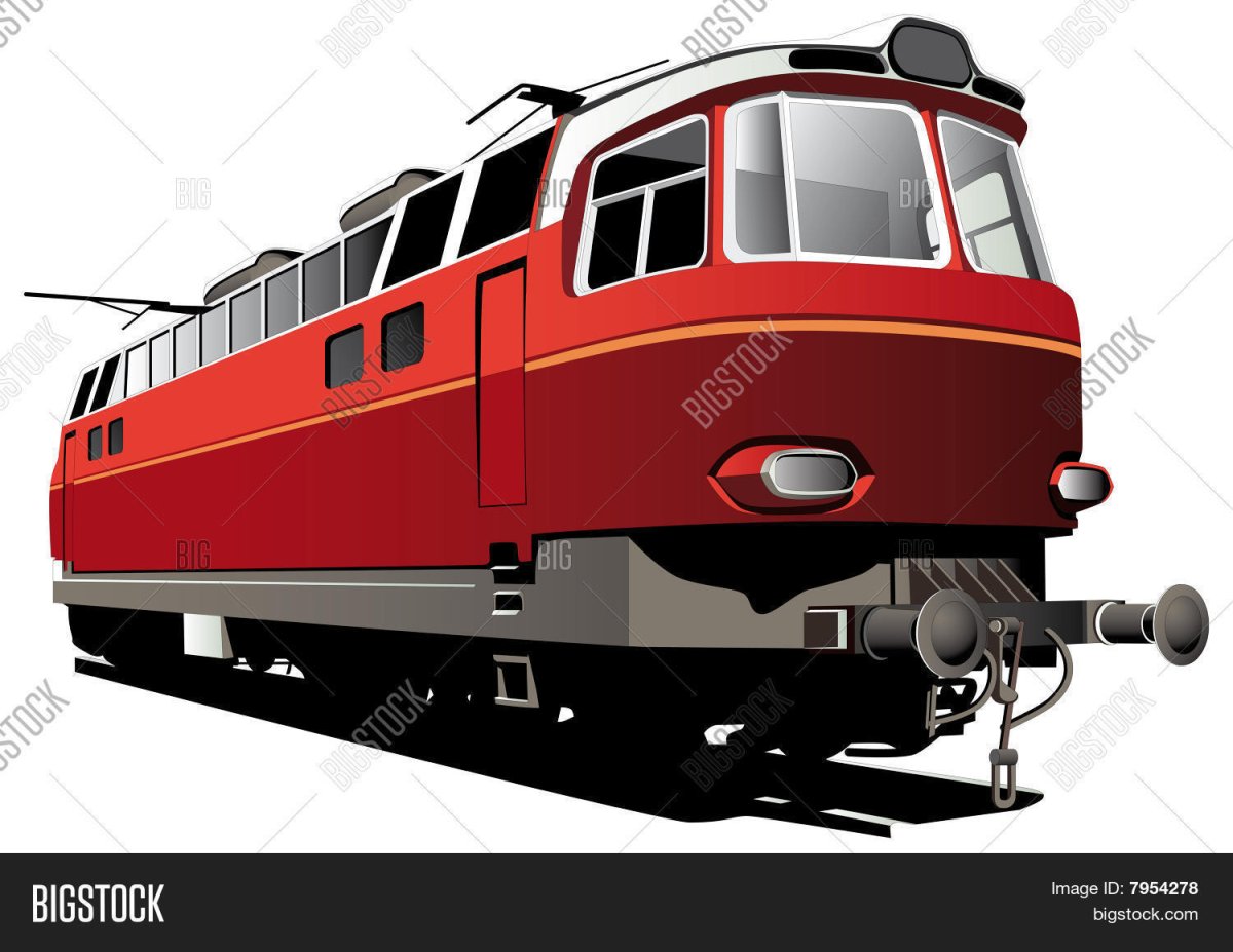 Раскраска электровоз