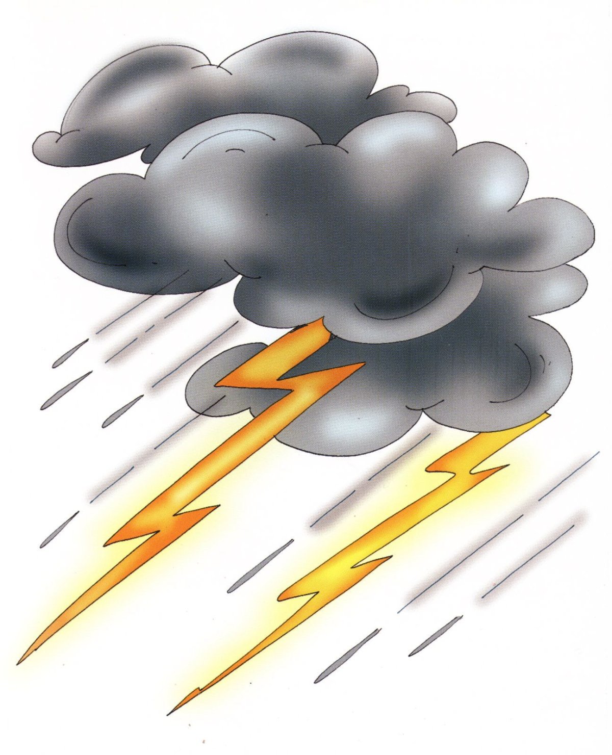 Гроза для детей мультяшная