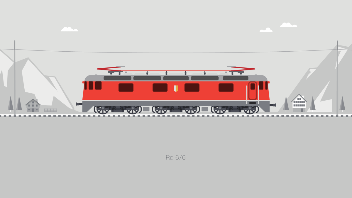 Электропоезд рисунок