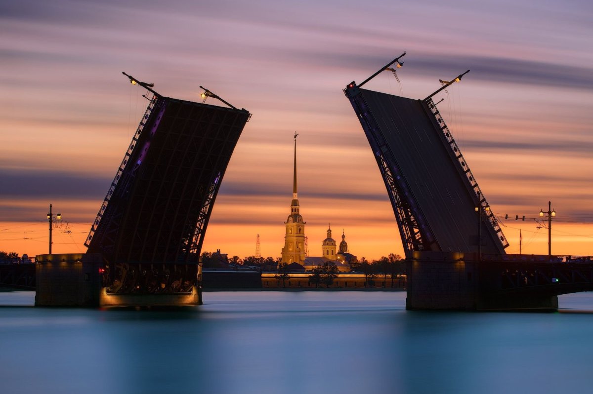 Разводной мост в Питере