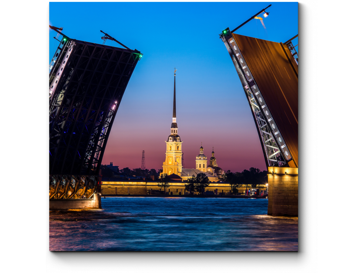 Нева Дворцовый мост