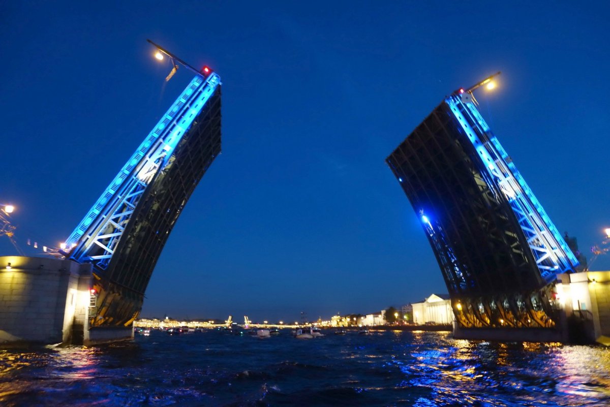 Дворцовый мост в Санкт-Петербурге