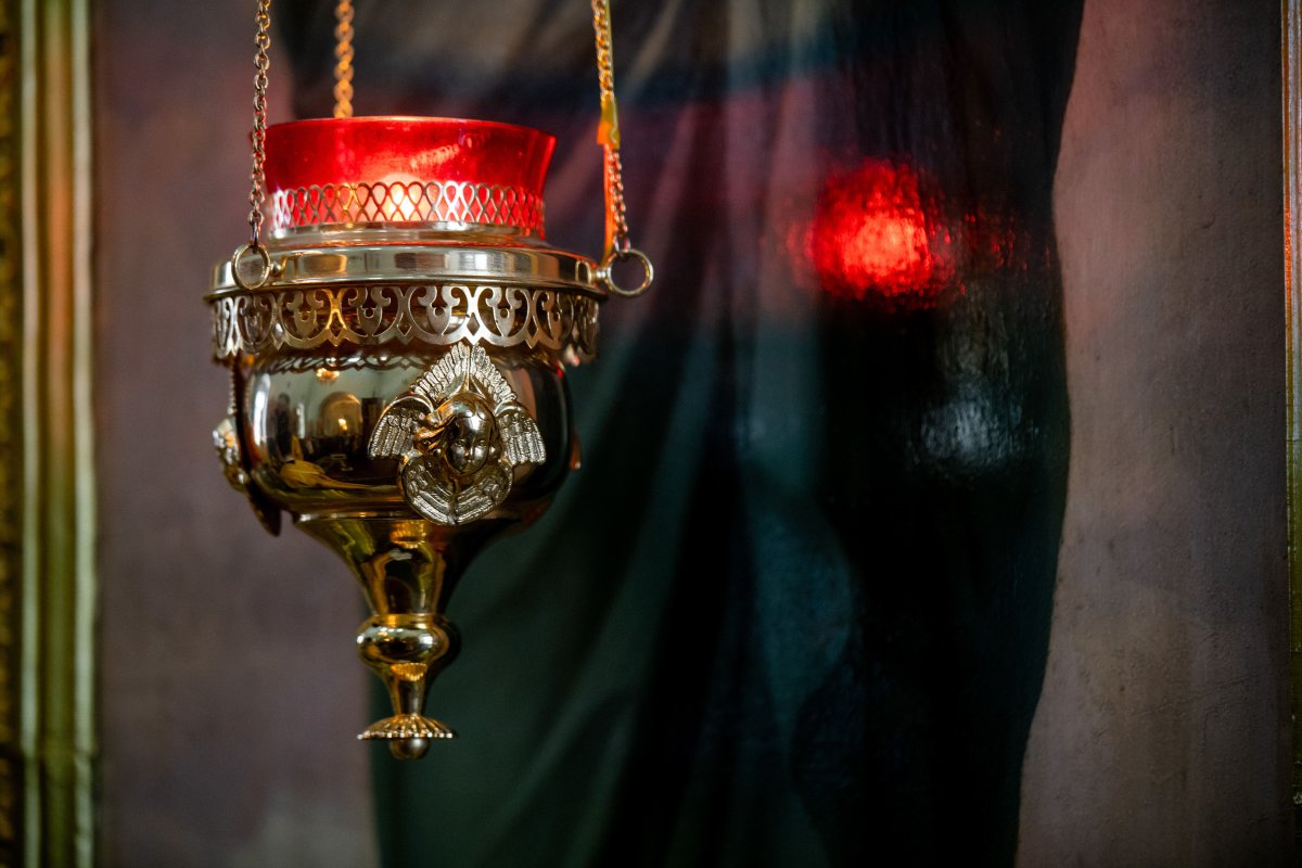 Лампадка в церкви