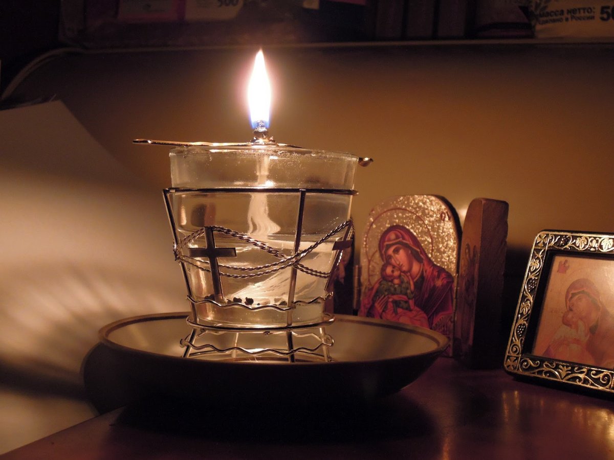 Лампадка рисунок