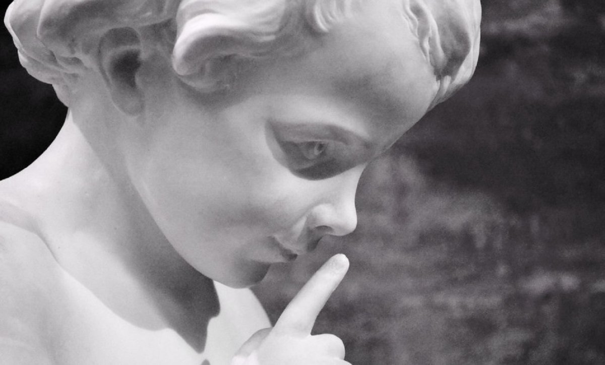 Советский плакат тишина