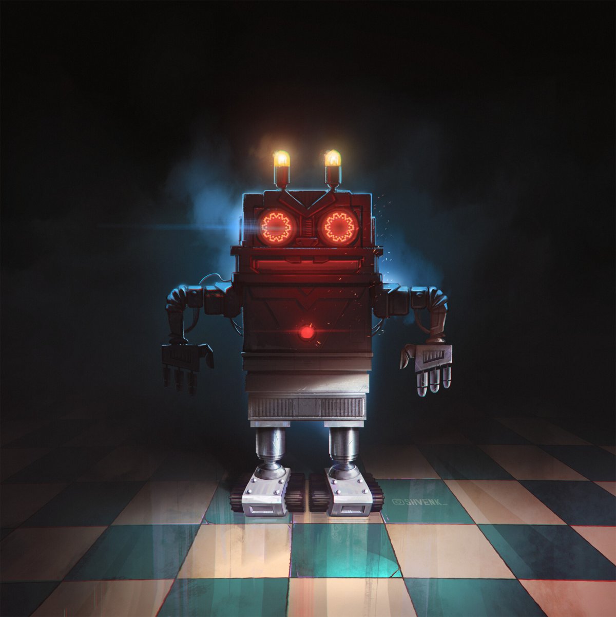 Ну погоди заяц робот злой