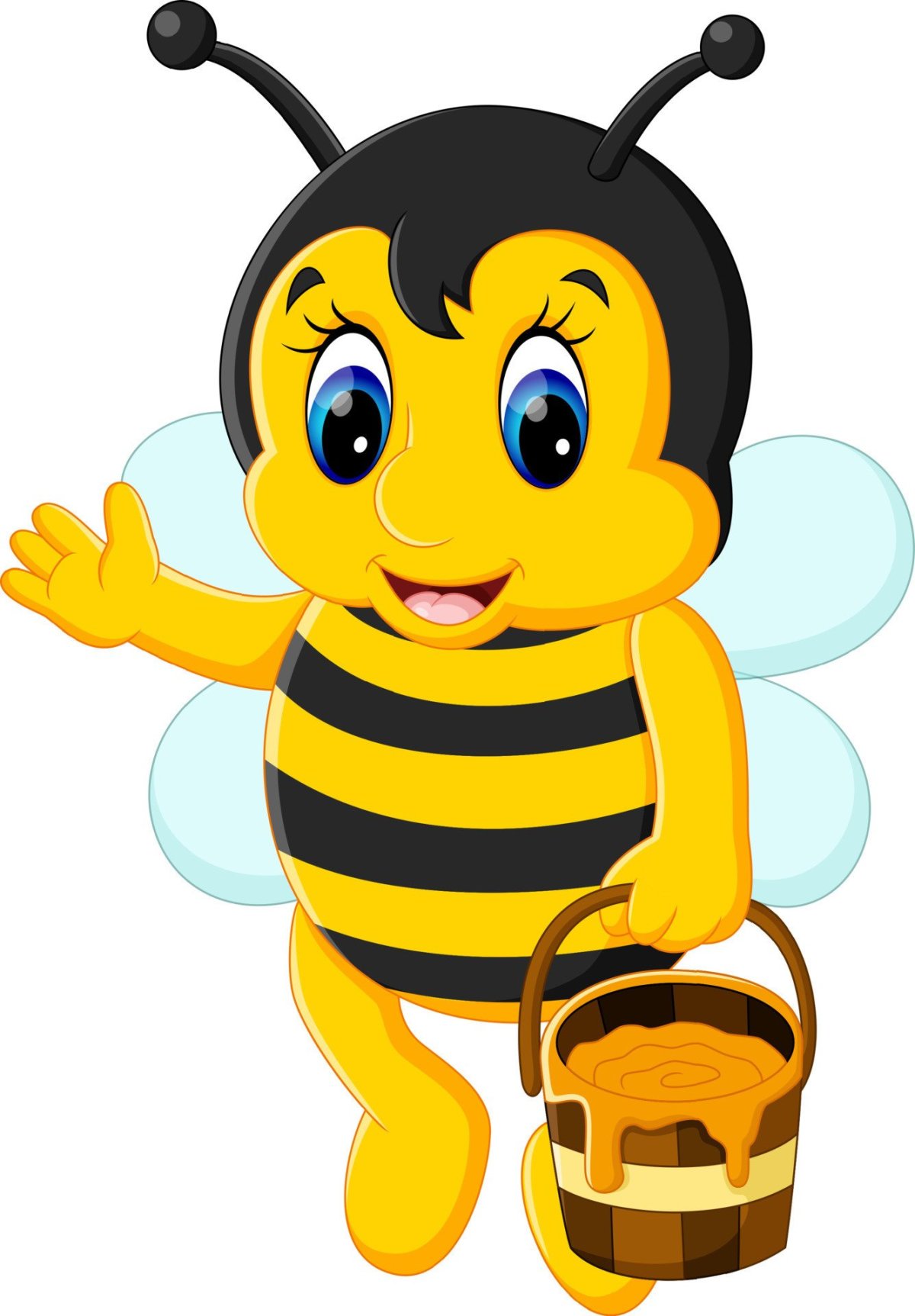 Пчелка с ведром