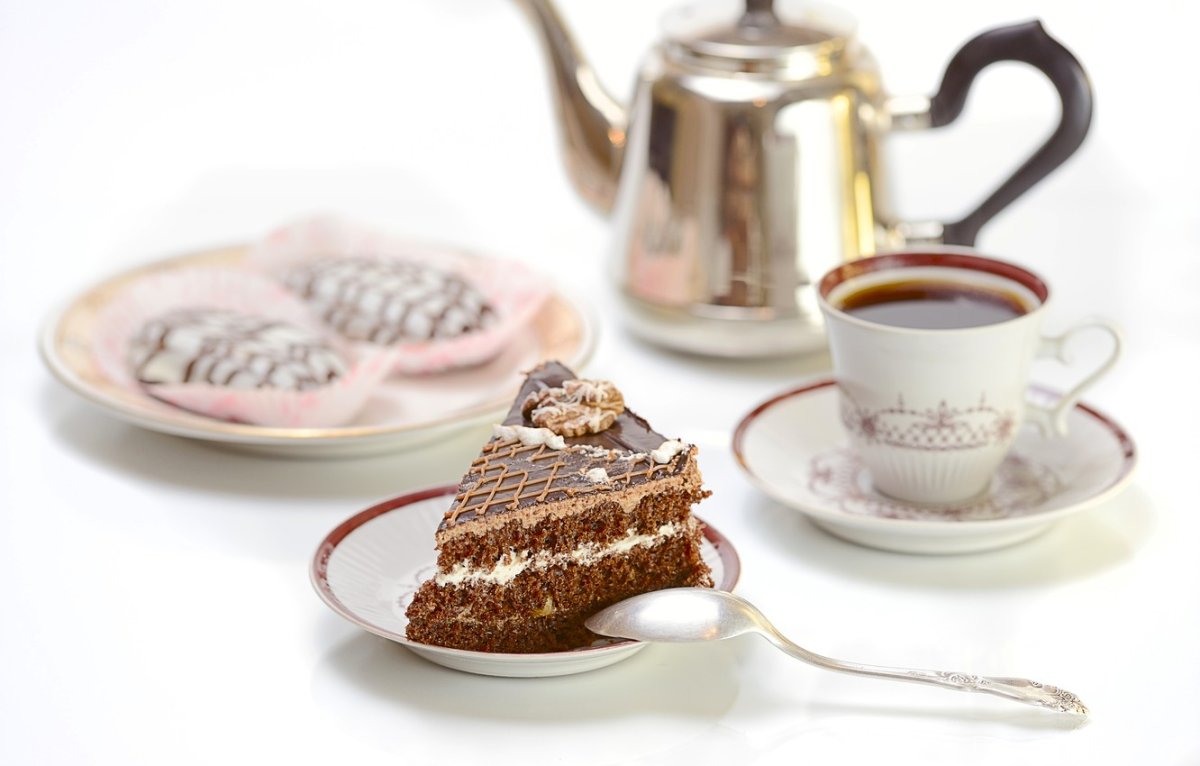 Чай кофе сладости