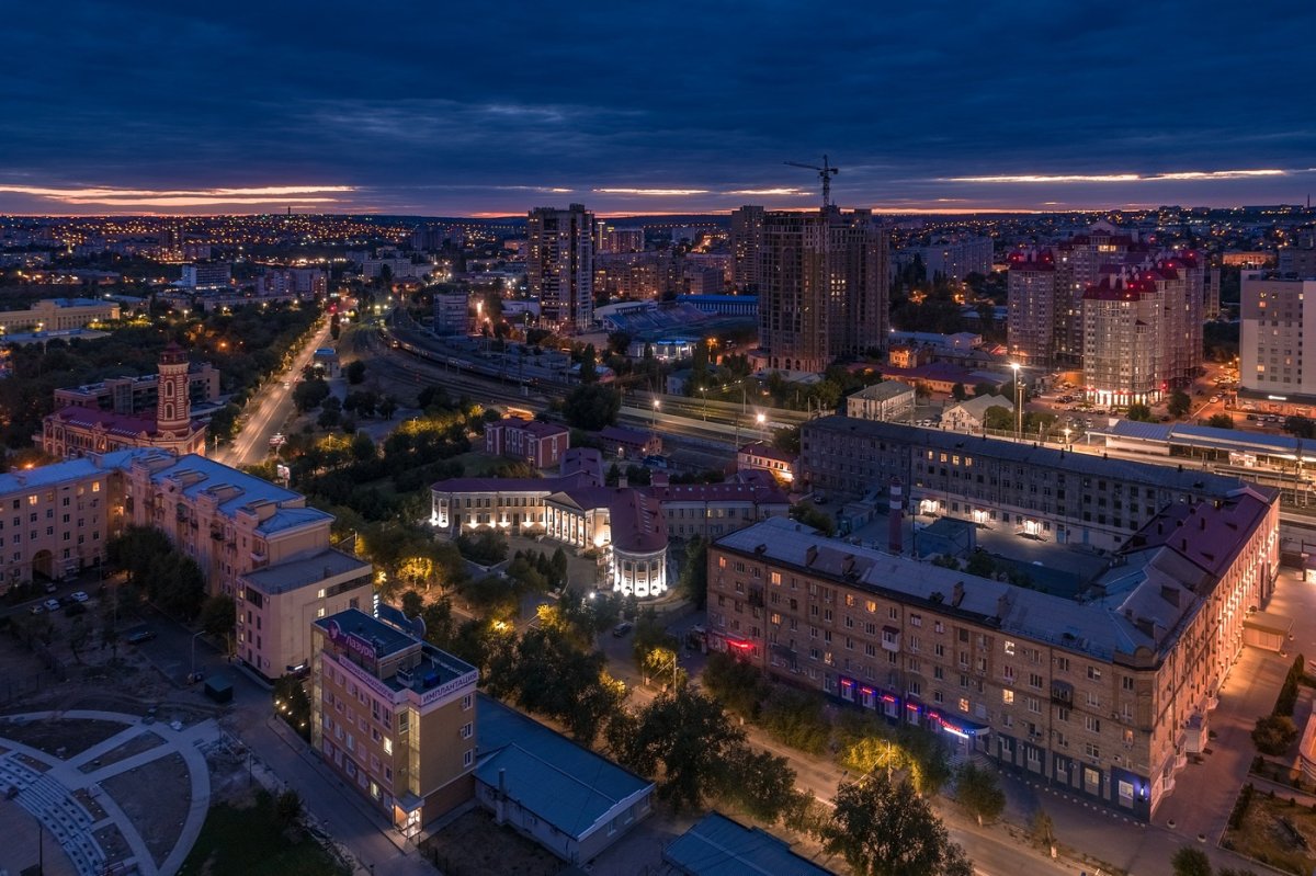 Волгоград с высоты птичьего полета