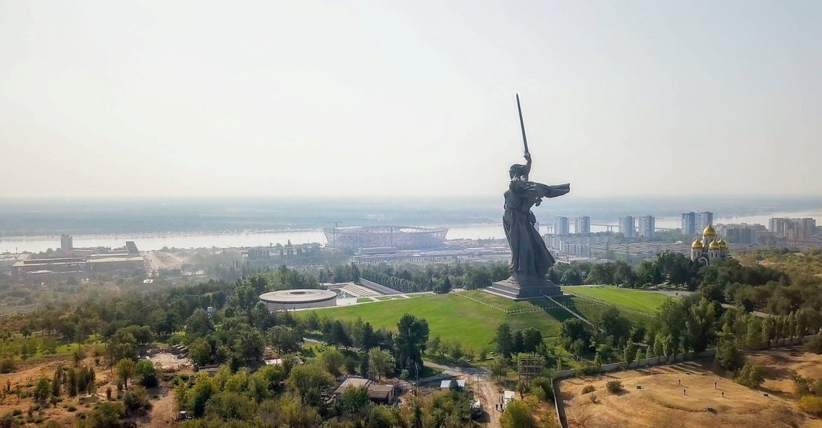 Волгоград Родина мать с Волги