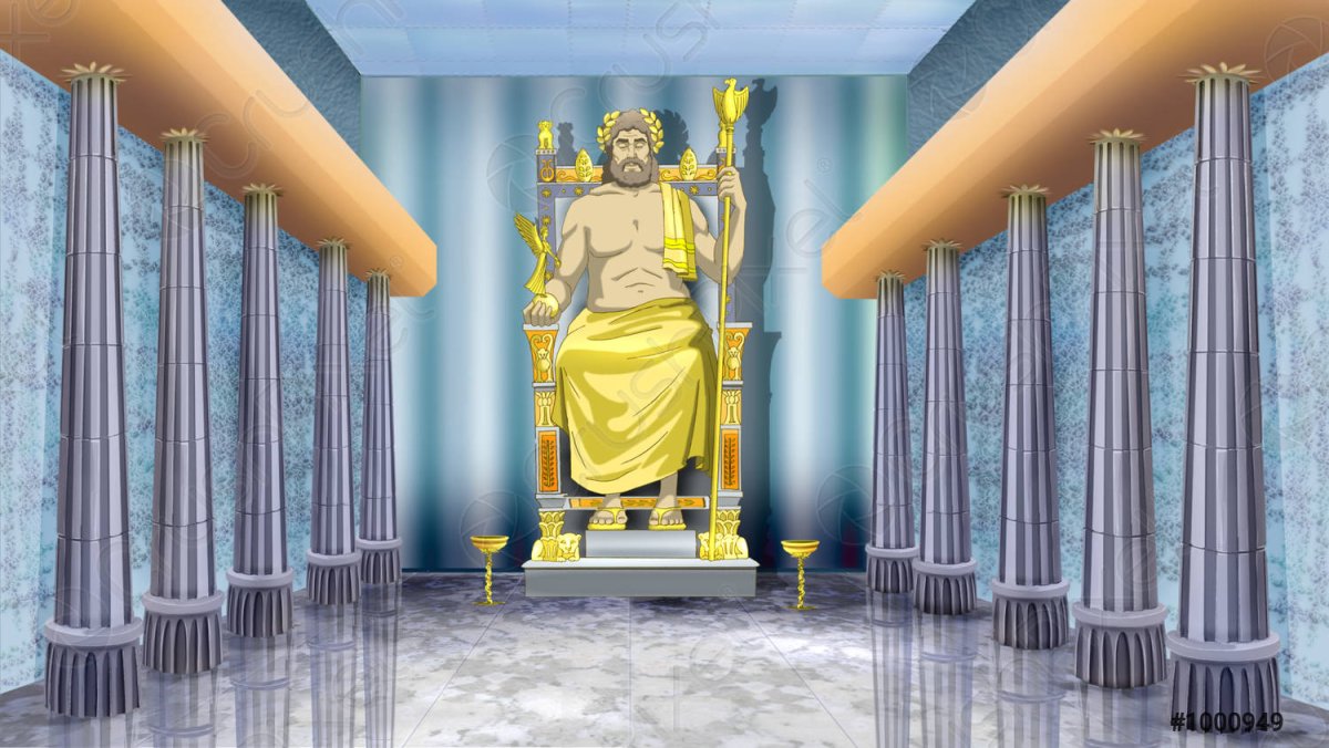 Скульптура Фидия Зевс Олимпийский