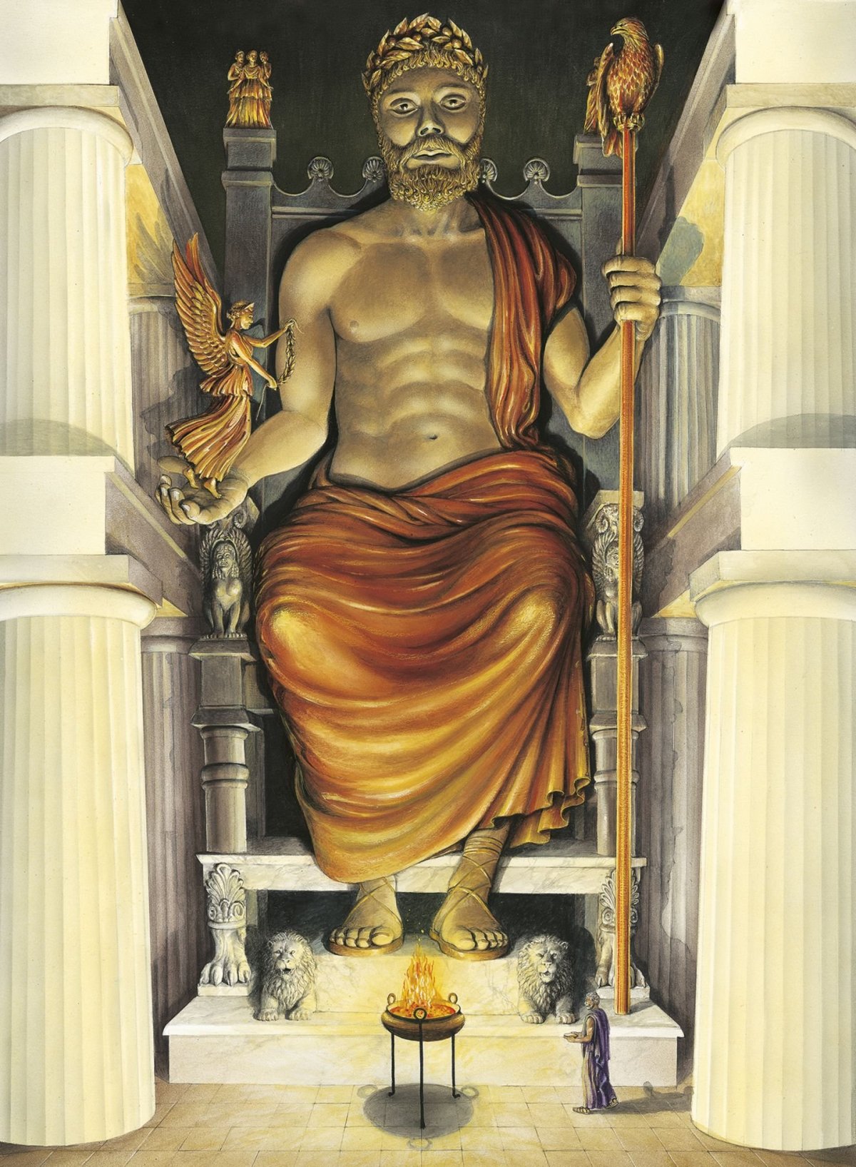 Скульптура Фидия Зевс Олимпийский