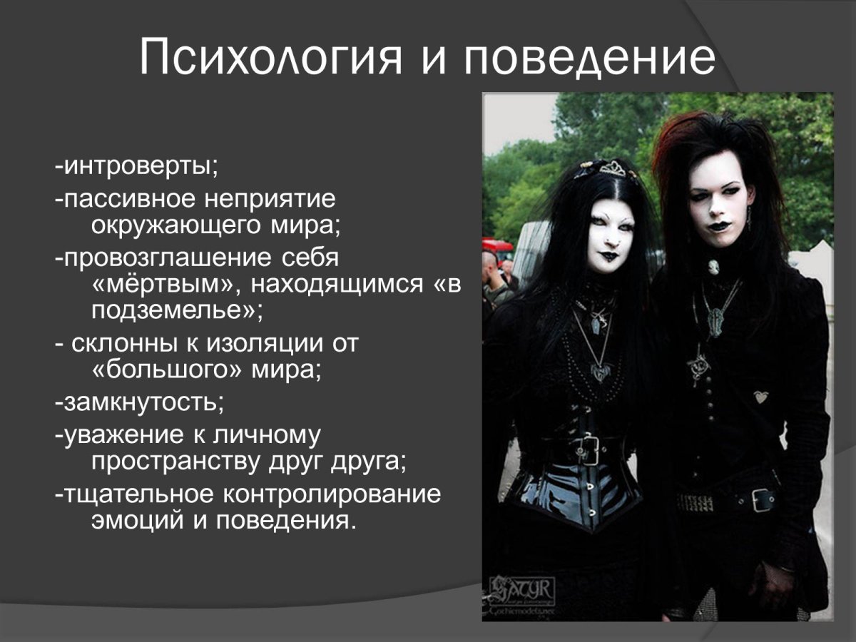 Молодежные субкультуры вместе