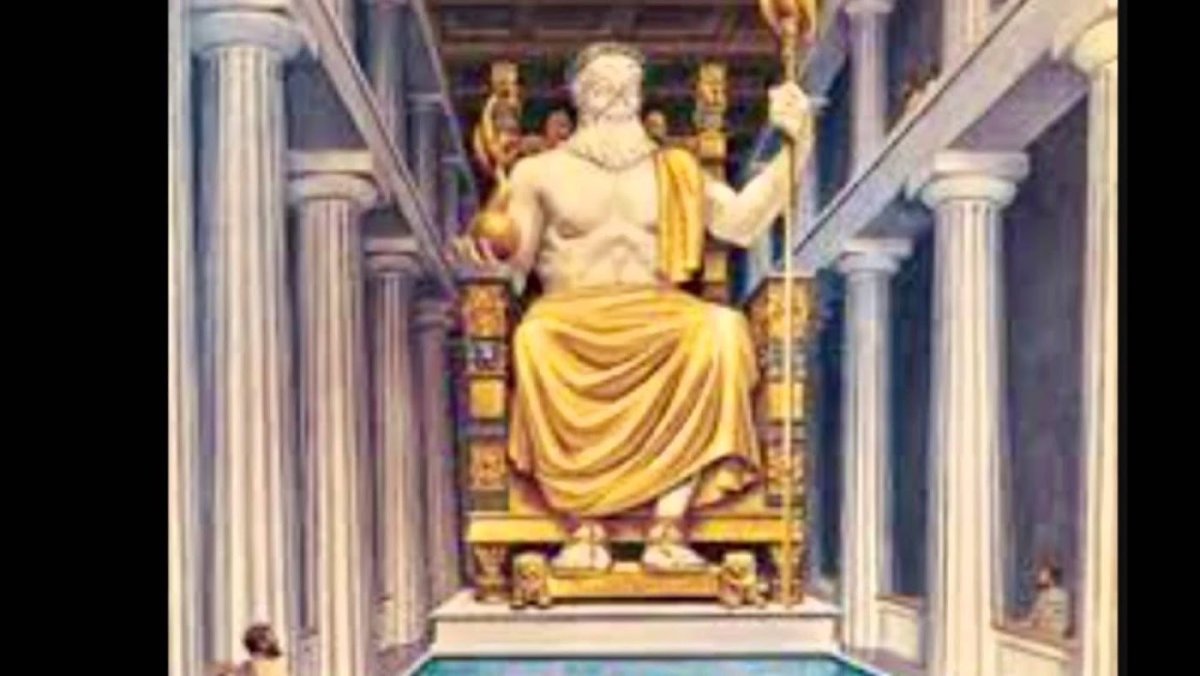 Статуя Зевса в Олимпии (435 г. до н. э.)