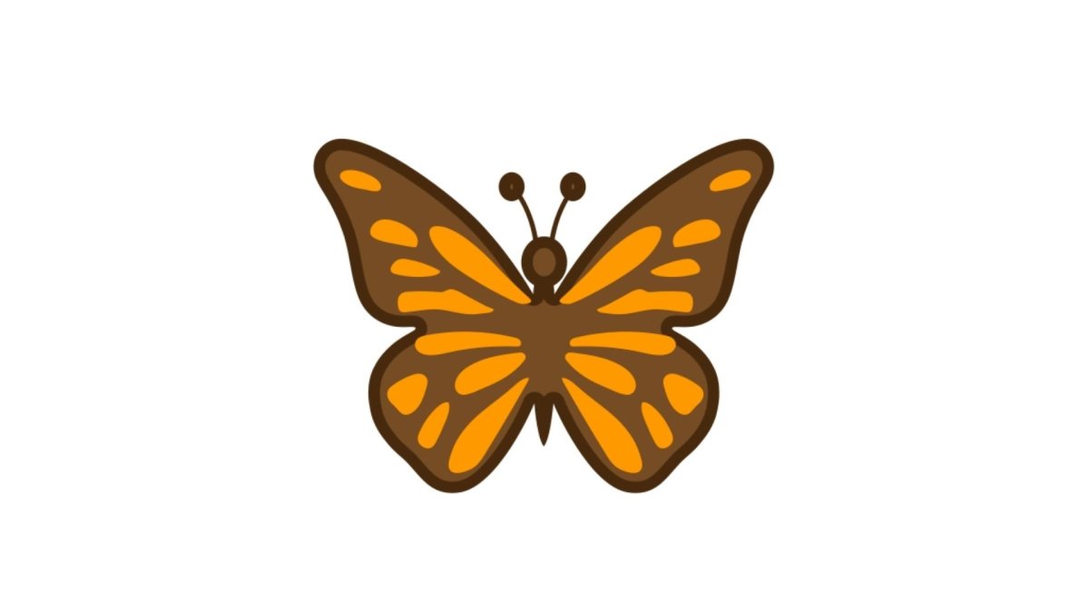 Бабочка ЭМОДЖИ