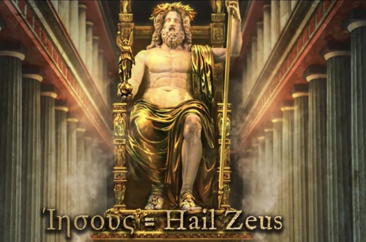 Статуя Зевса олимпийского реконструкция