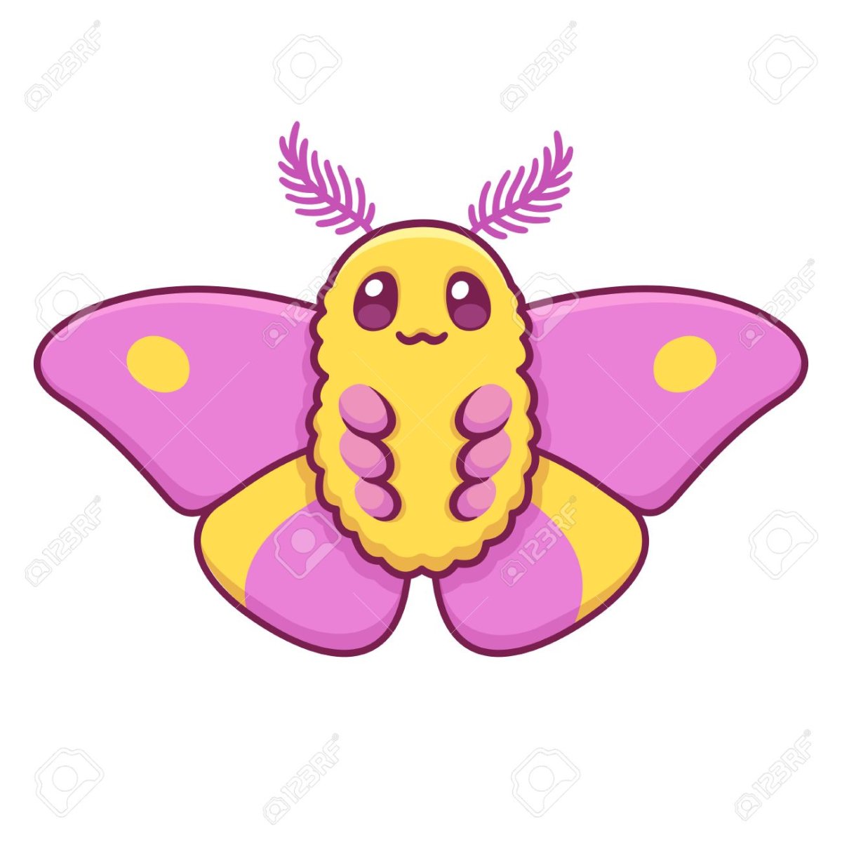 Сказочные бабочки на прозрачном фоне