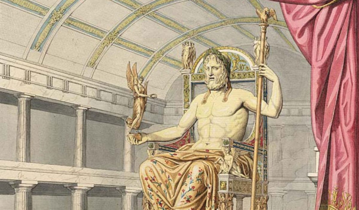 Фидий Зевс Олимпийский скульптура