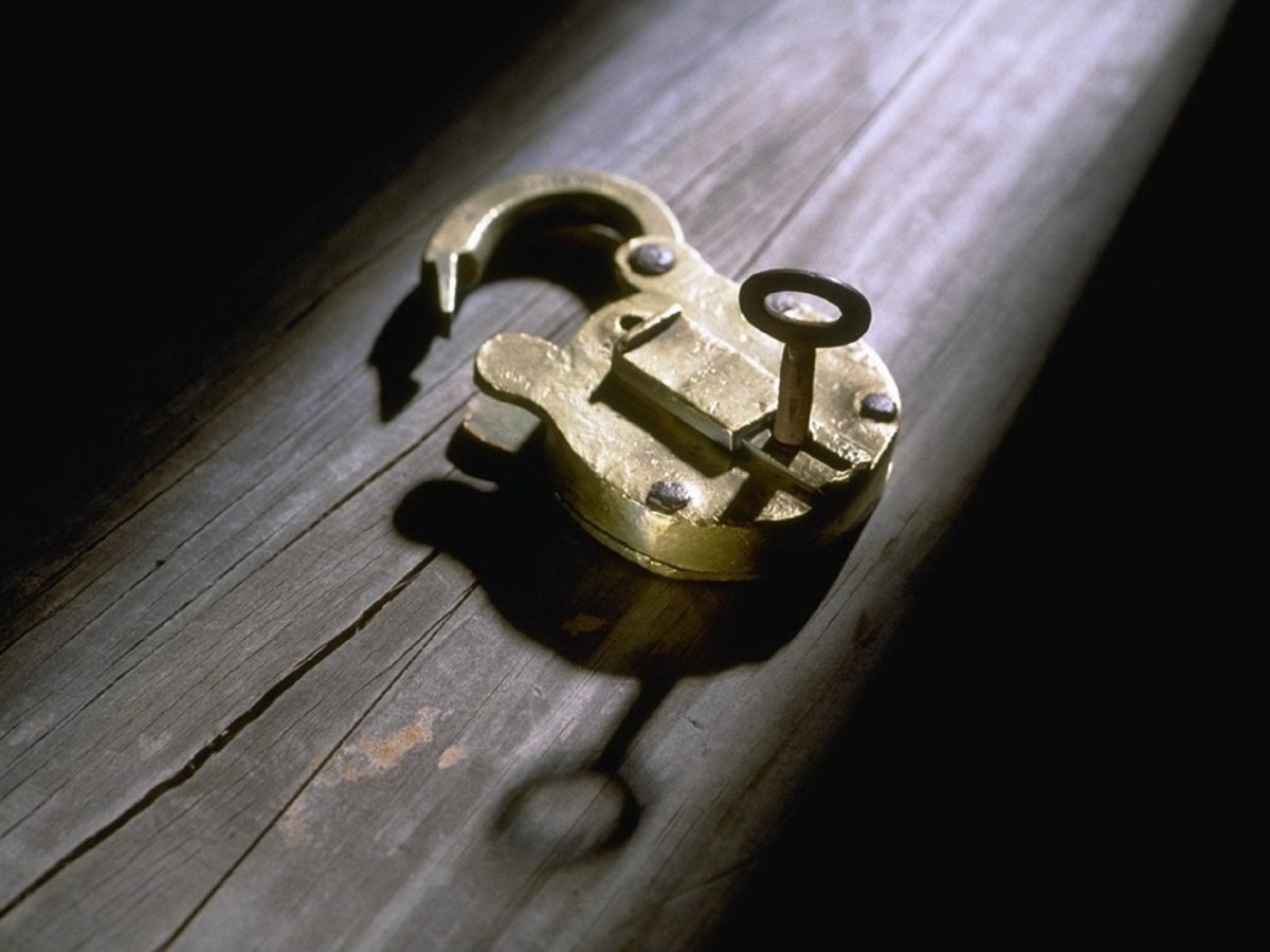 Замок блокировки телефона