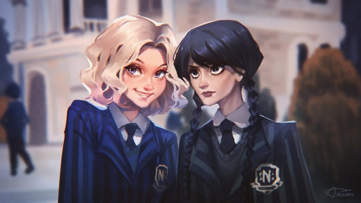 Emma Myers с париком в сериале кошка