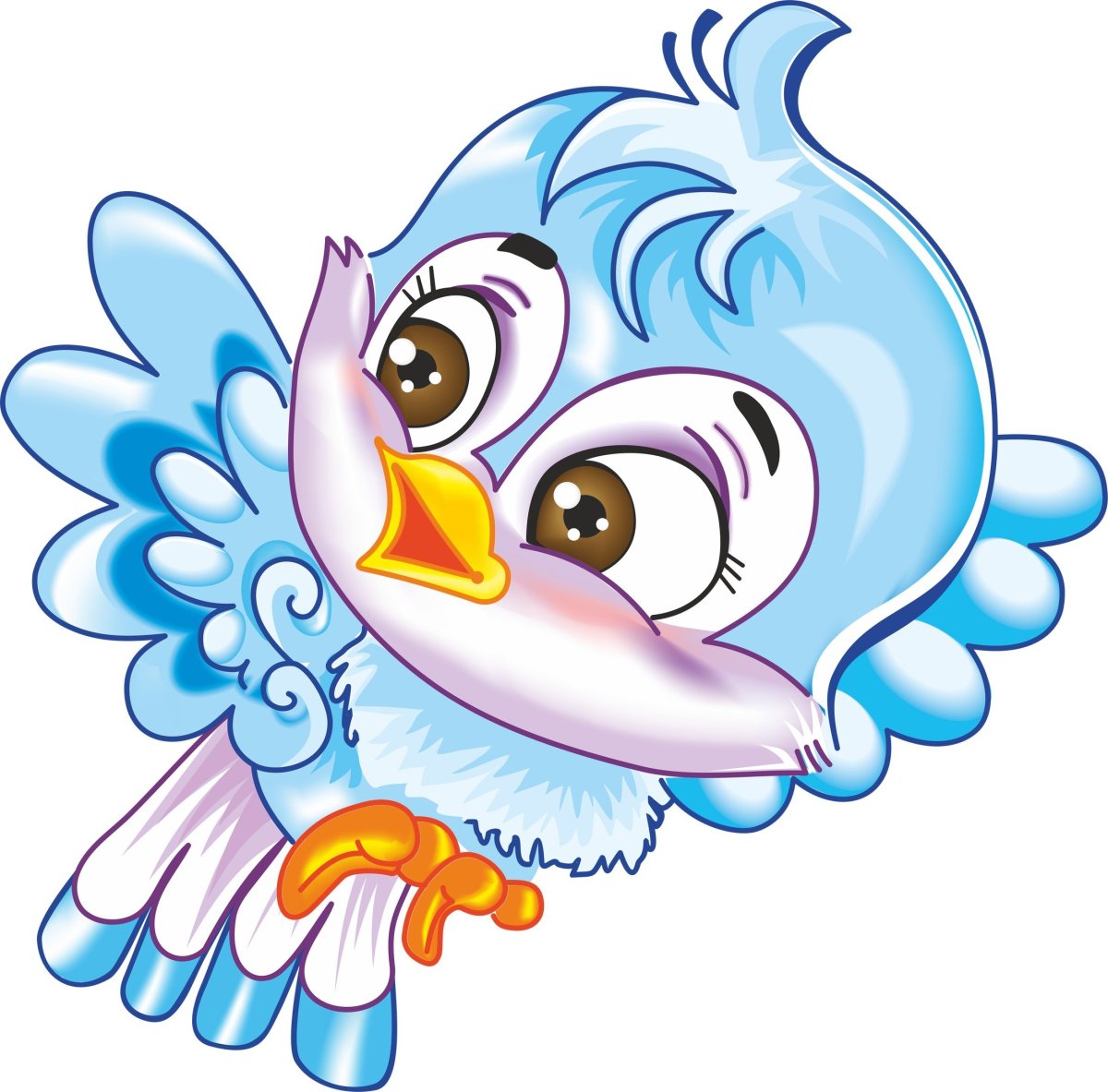 Плакат вырубной птицы