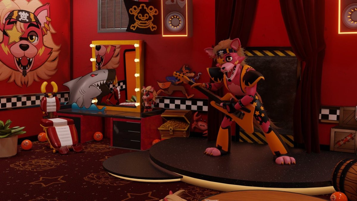 FNAF глэм рок Фредди