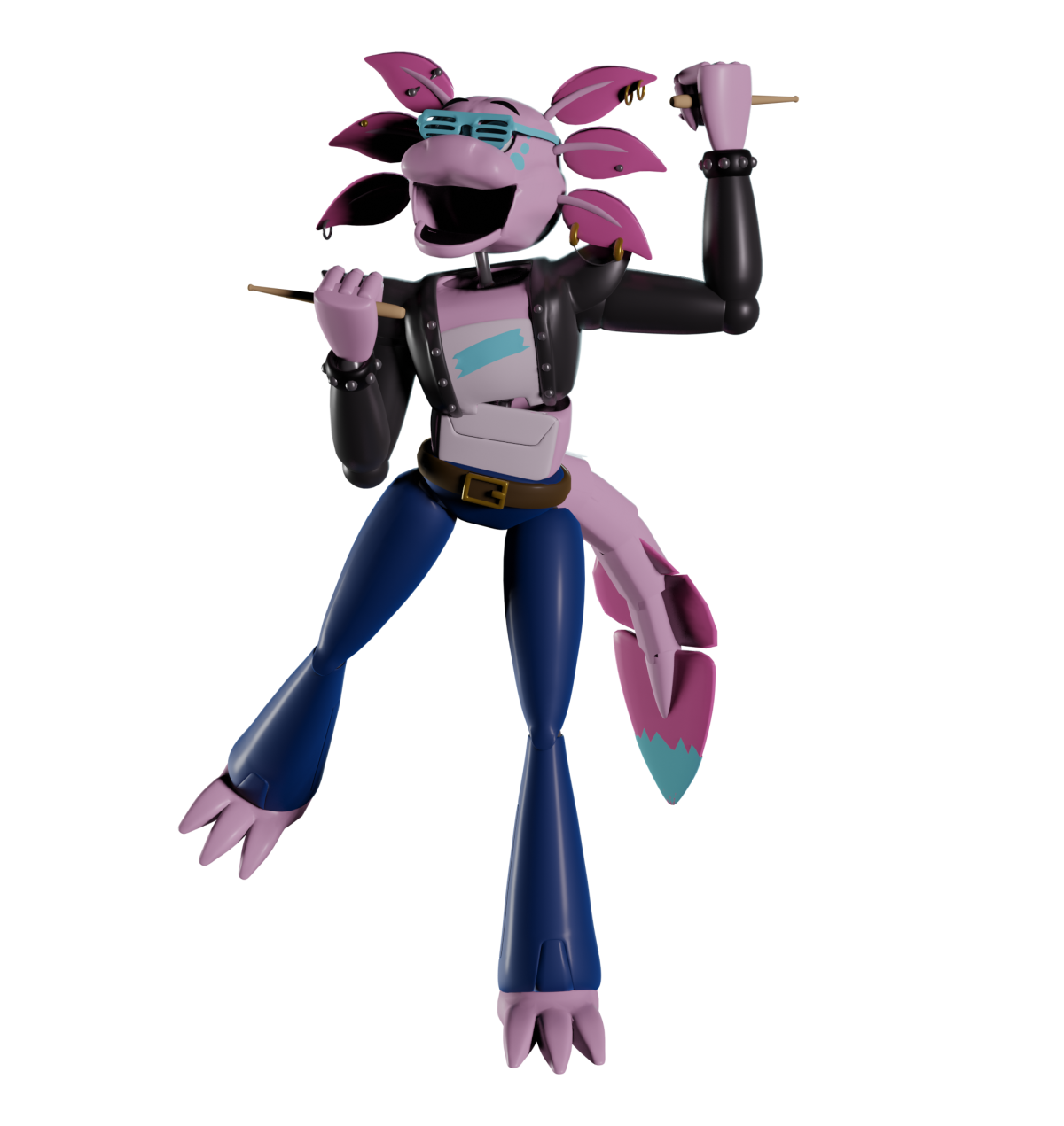 Эволюция Фокси из ФНАФ