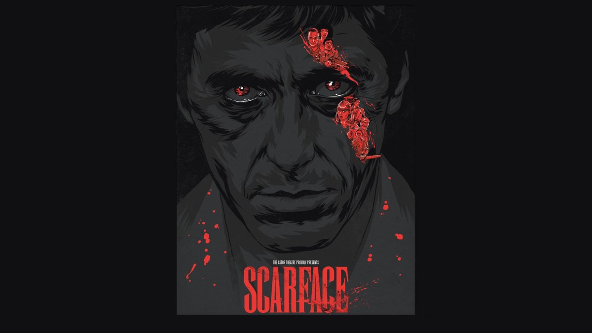 Постеры лицо со шрамом - Scarface (1983)