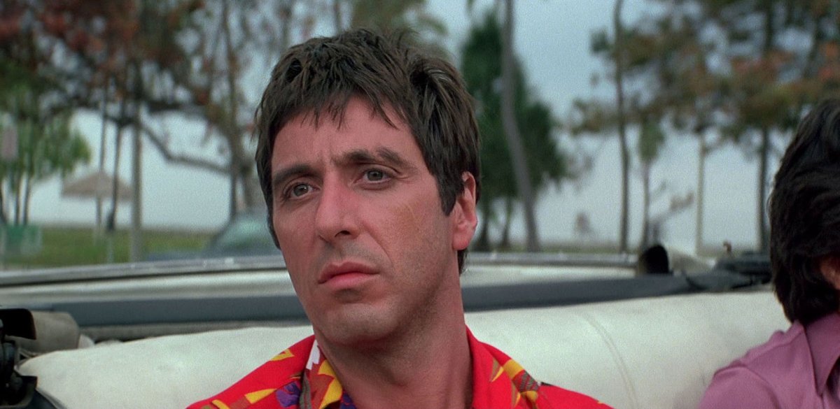 Аль Пачино молодой лицо со шрамом