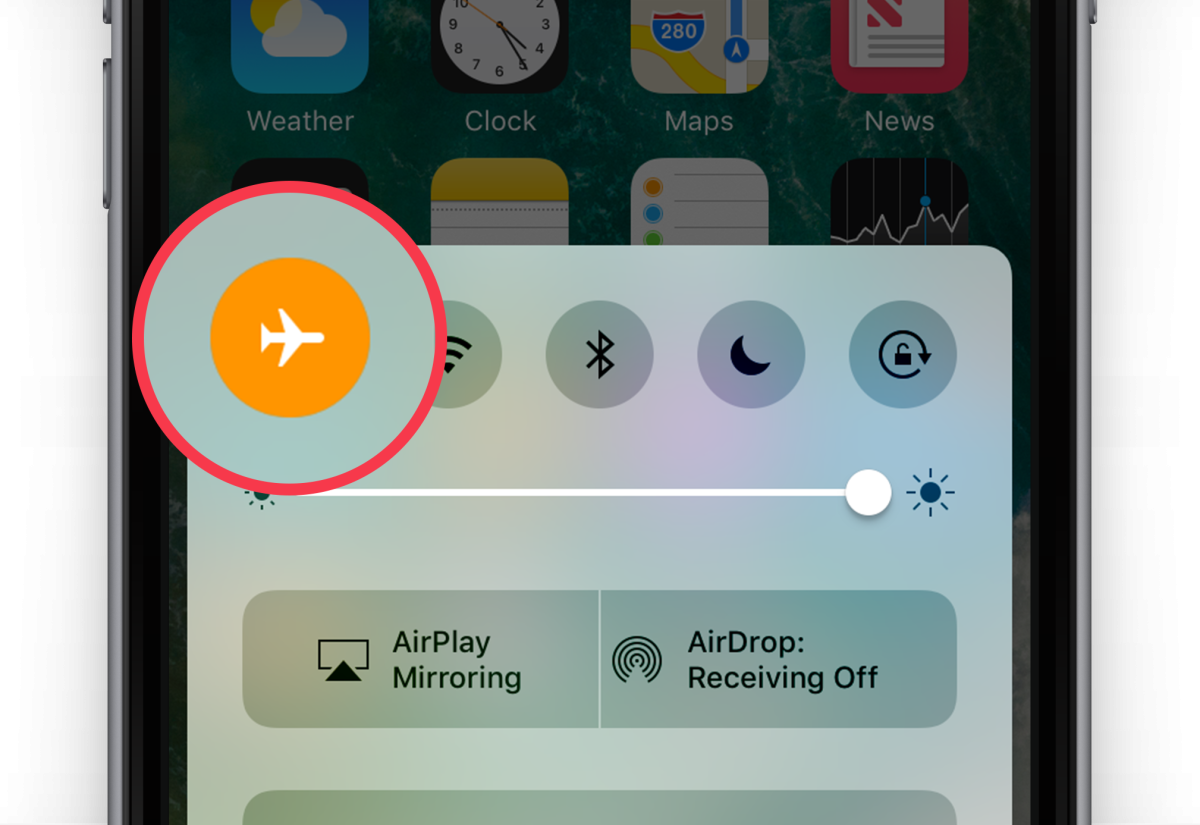 Рисунок Авиарежим