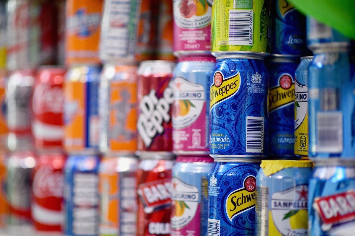 Сладкие газированные напитки