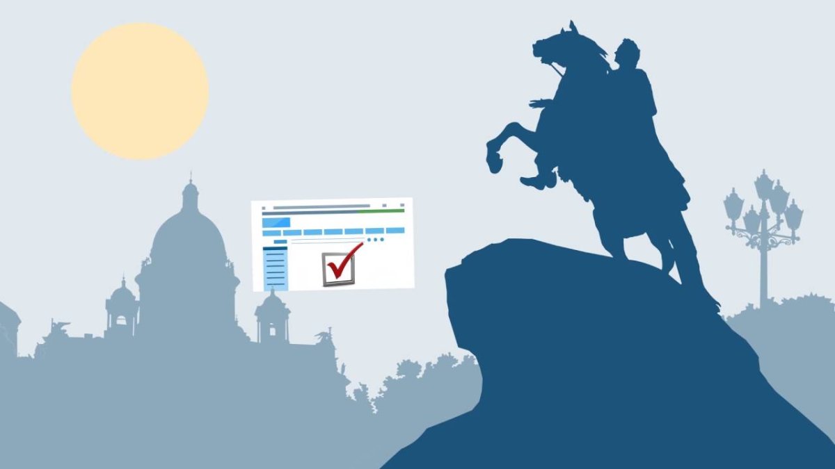 Медный всадник в Санкт-Петербурге