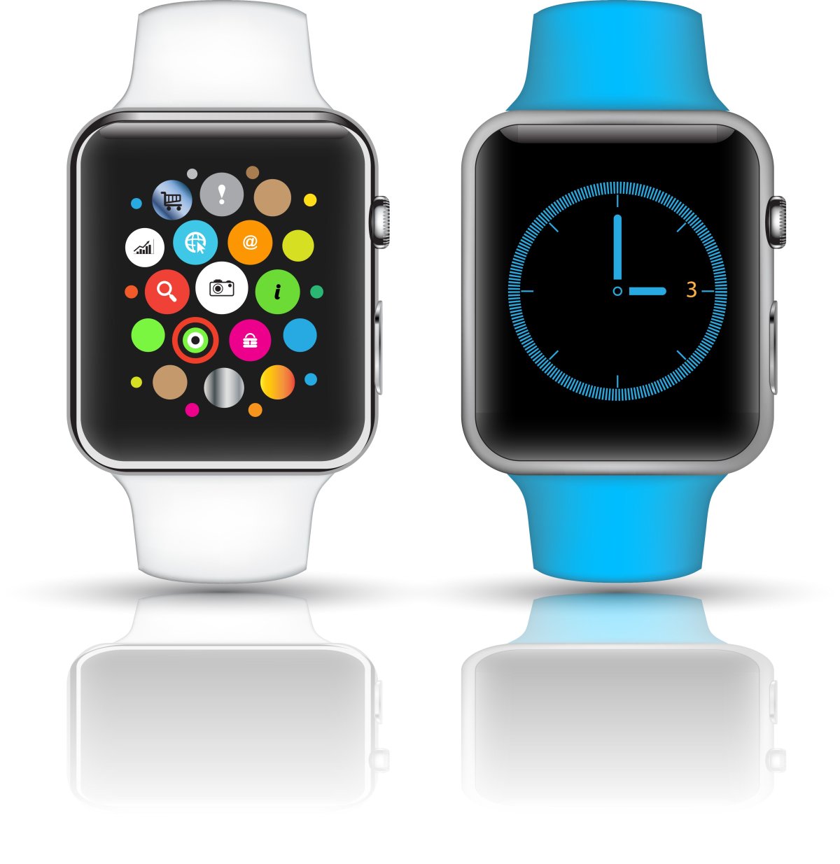 Apple watch 7 вид сбоку