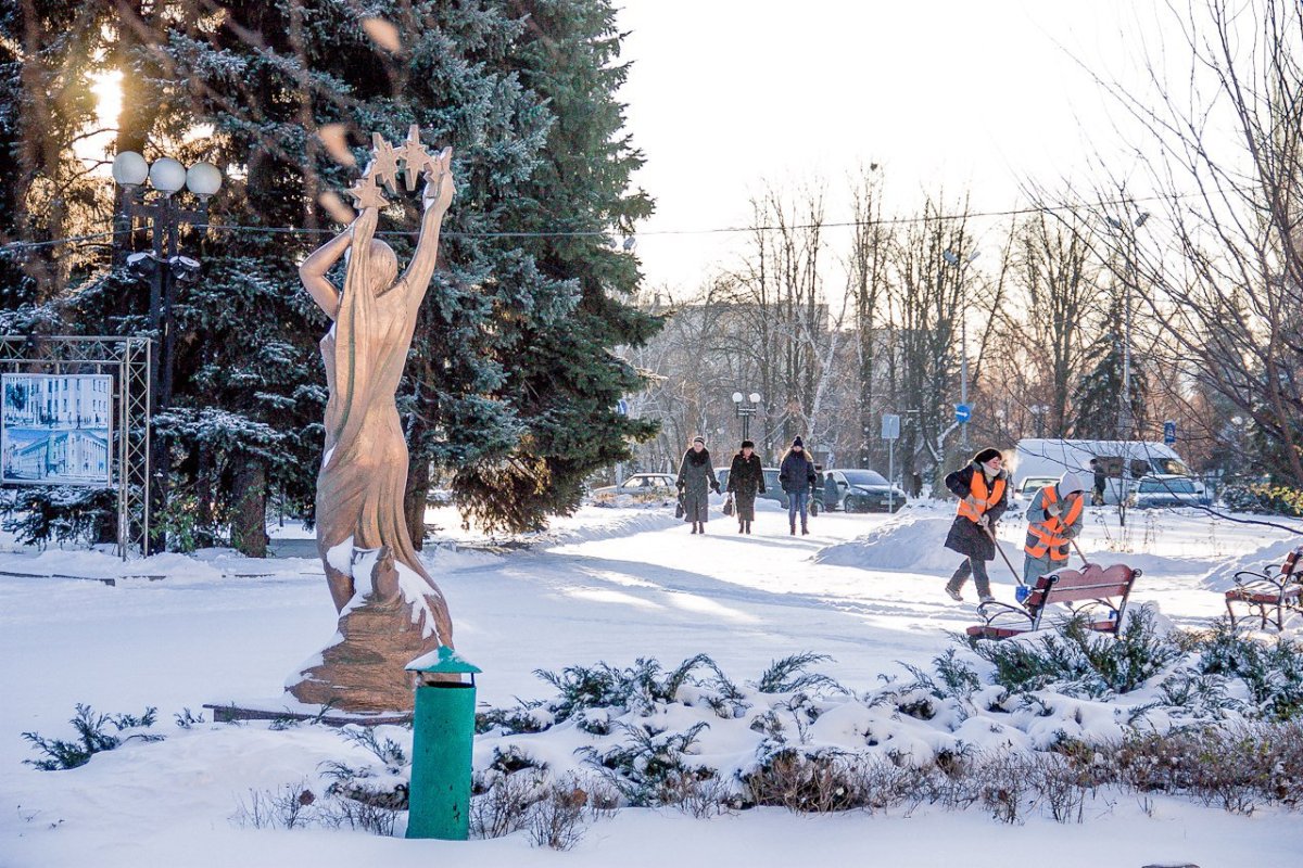 Макеевка зимой фото