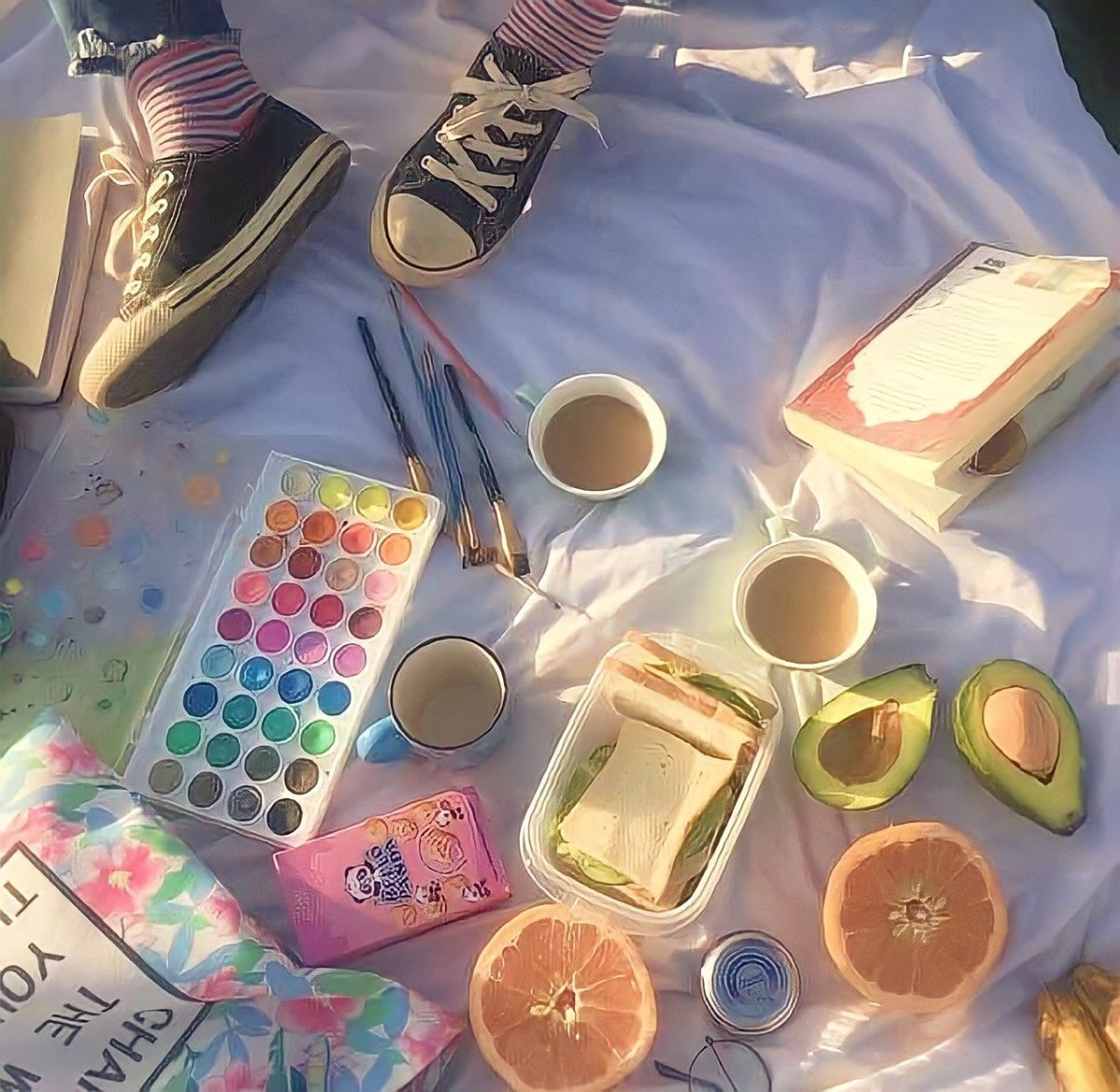 Кофе плед ноутбук