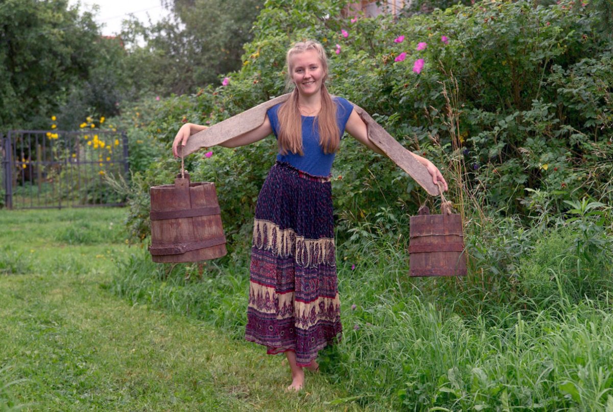 Снег в ведре