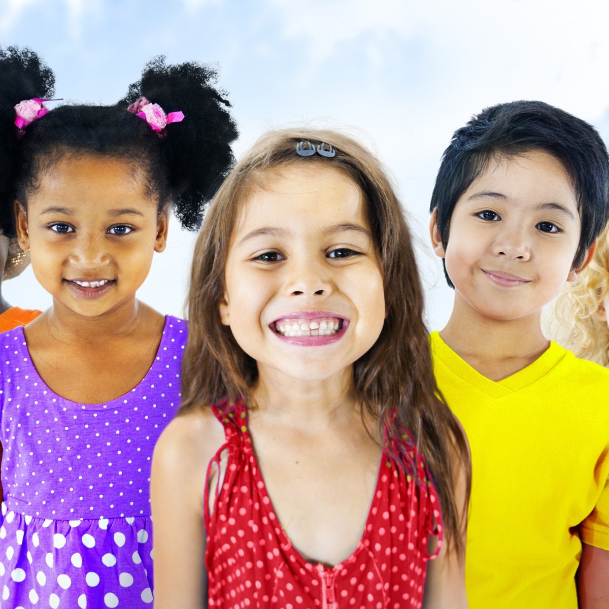 Дети разных национальностей