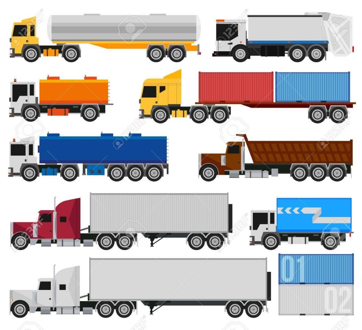 Машины грузовые легковые автобусы