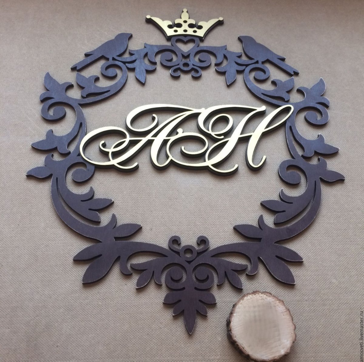 Монограмма на свадьбу