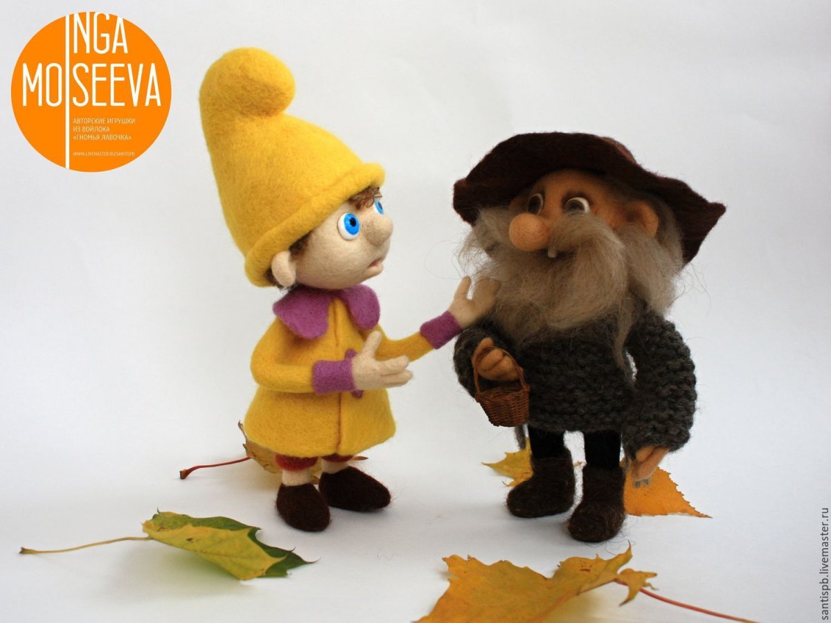 Кукла гномик Вася