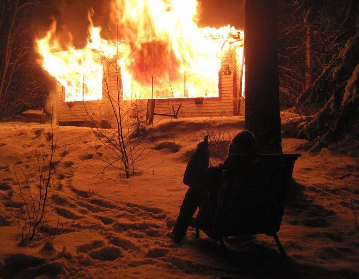 Желаем в новом году гореть в аду