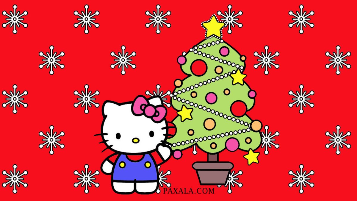 Новогодняя hello Kitty