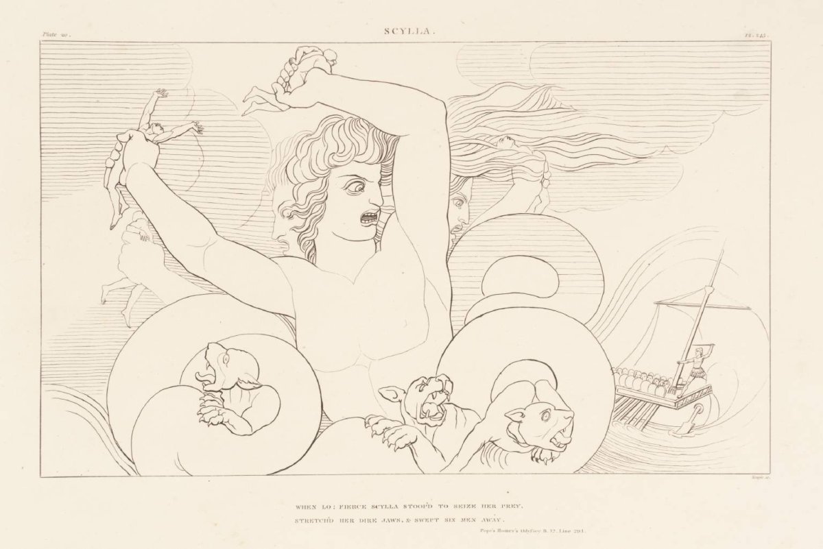 Рисунок к Илиаде Гомера